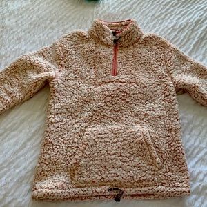 VS PINK QUARTER-ZIP SHERPA | PINK